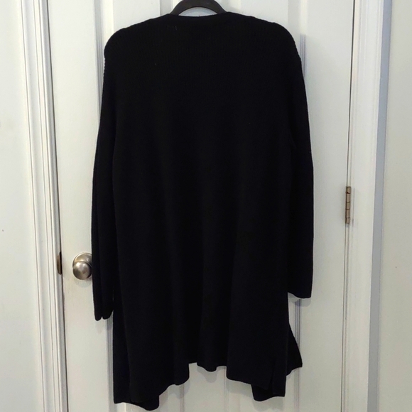 Old Navy Livaeco Longline Open Front Sweater Cardigan in Black Size S - Picture 5 of 7
